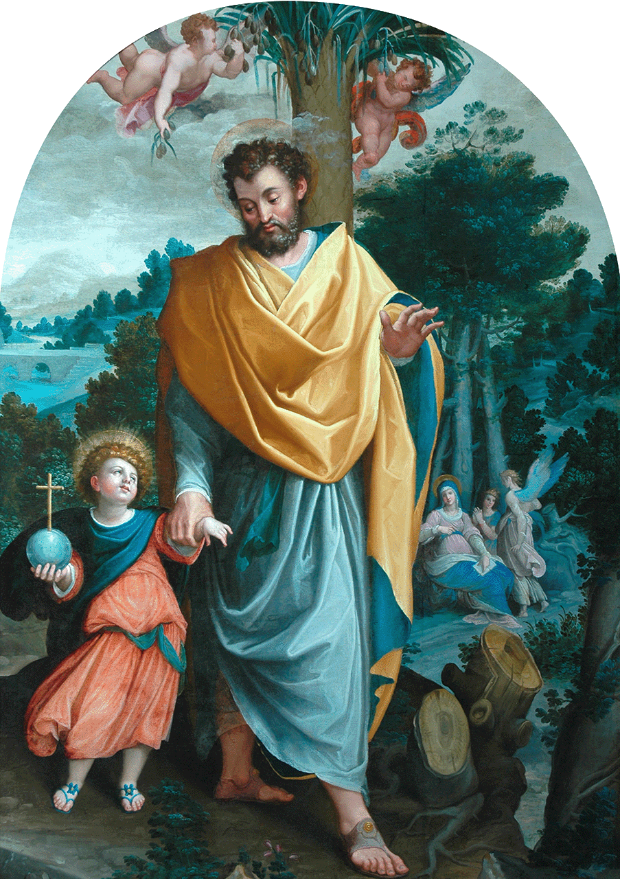 St Joseph Leading the Infant Christ