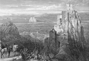 Gaucin. Looking towards Gibraltar and the coast of Barbary  thumbnail